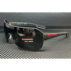 Prada Rubber 65mm Men's Sunglasses